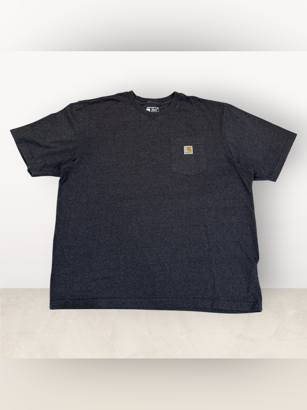 Carhartt Men's T-Shirt Size XL, Loose Fit, Short Sleeve, Dark Gray